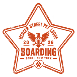 Boarding kennel stamp